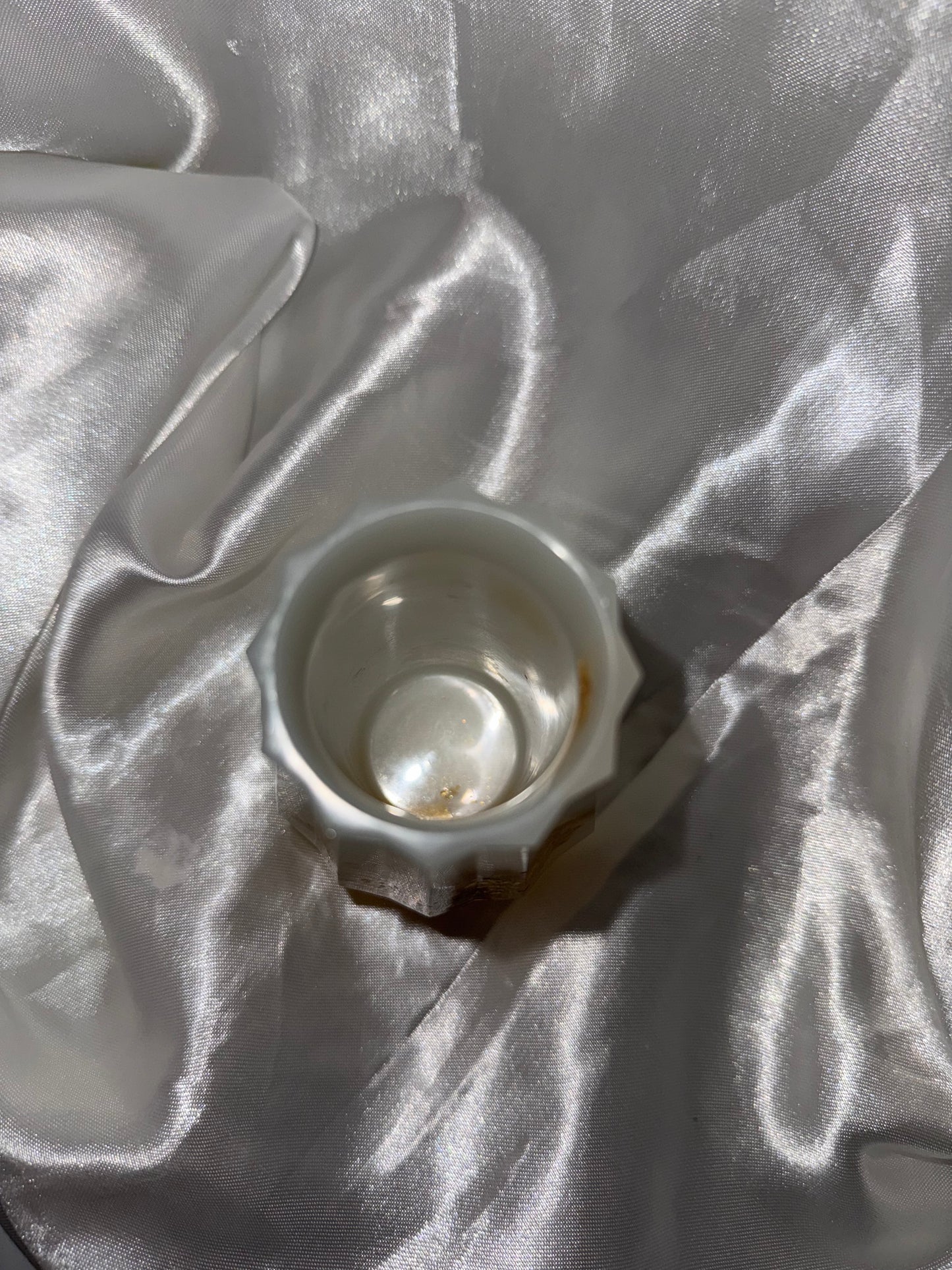 Marble resin vase