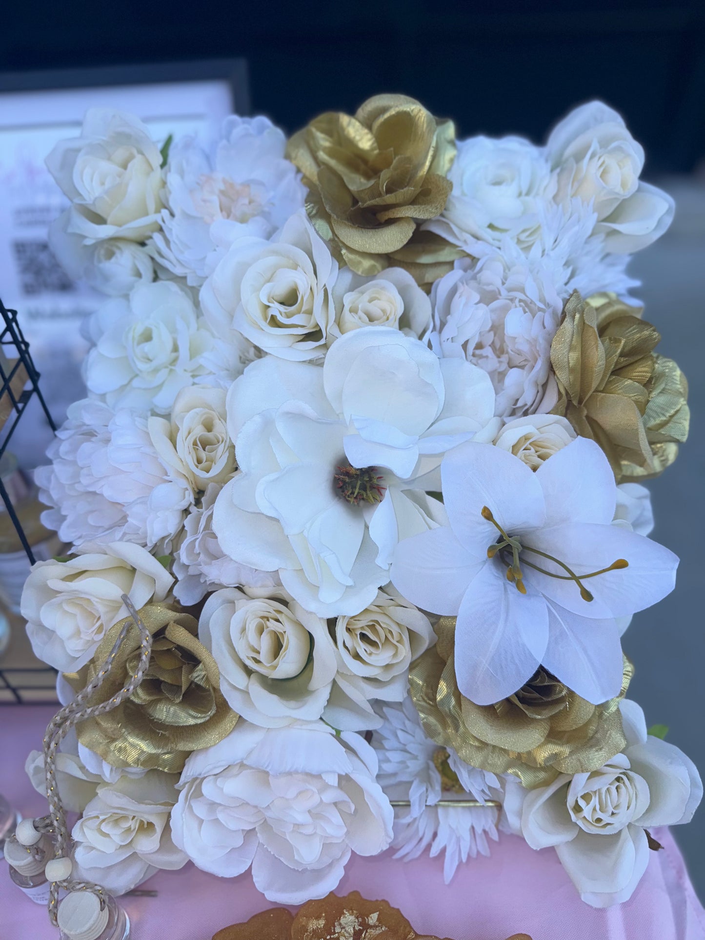 Gold Flower wall